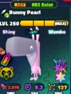 #283 SW superstar Full Bunny Pearl
