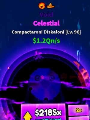 Celestial Compactaroni Diskaloni $1.2Qn/s LVL 100 Void