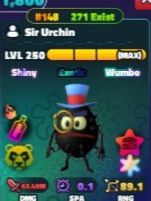 #148 sw superstar sir urchin