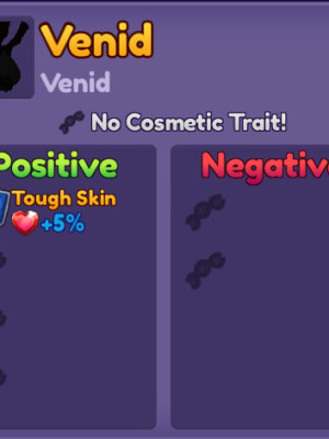 Venid 1st Gen / 26 LVL / MAX Age / 0 Mut