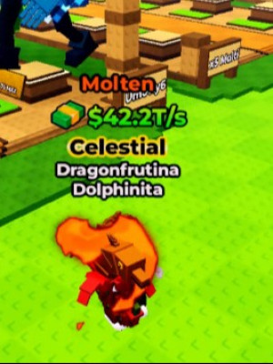 🏆CELESTIAL DRAGONFRUTINA DOLPHINITA🏆MOLTEN🏆MAX LV