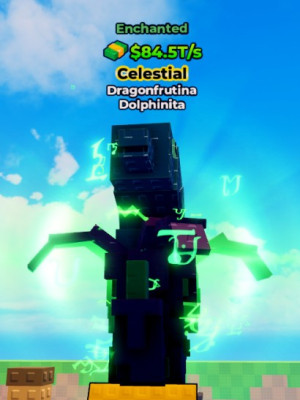 Celestial Dragonfrutina Dolphinita $84.5T/s LVL 75 Enchanted