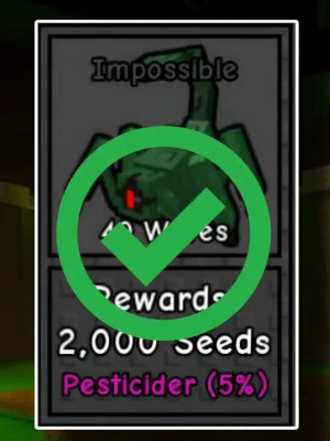 2000 Семян, 5% Pesticider, 3x speed.