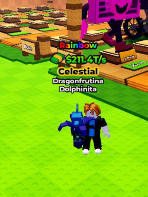 🏆RAINBOW🏆CELESTIAL🏆DRAGONFRUTINA DOLPHINITA🏆211.4T/S MAX LVL🏆