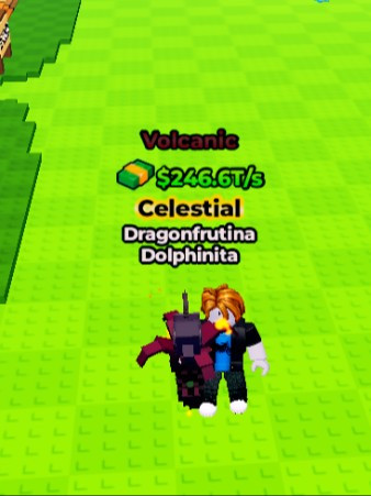 🏆VOLCANIC NEW🏆CELESTIAL🏆DRAGONFRUTINA DOLPHINITA🏆246.6 T/S MAX LVL🏆