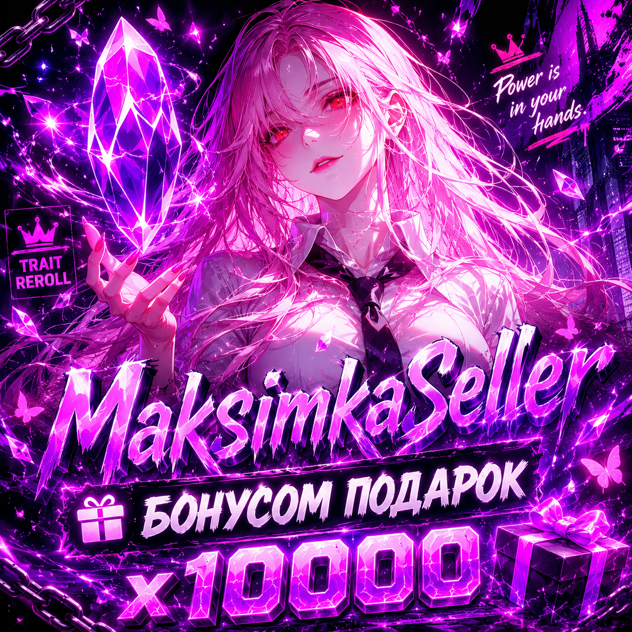 𝑺𝒏𝒊𝒑𝒆𝒓𝒁𝑿𝑪 x10000trait reroll