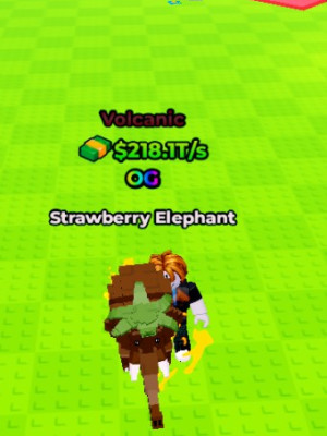 🏆VOLCANIC NEW 🏆OG 🏆Strawberry Elephant 🏆218.1T/S MAX LVL🏆