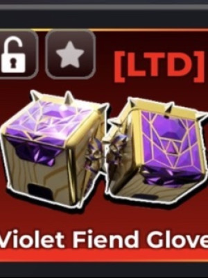 Violet fiend glove