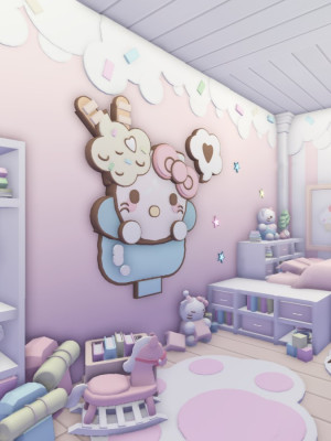 😼домик с helloy kitty😸