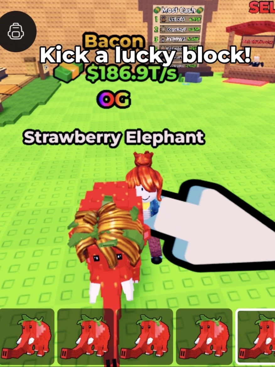 Strawberry Elephant 186.9T Сек