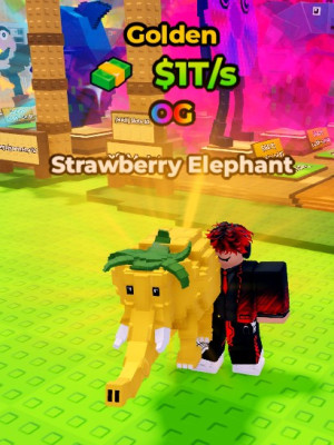 strawberry elephant Golden $1 t/s