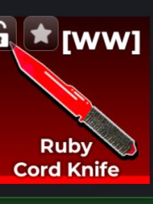 Ruby Cord Knife