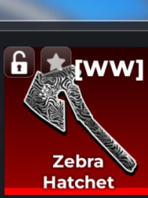 Zebra Hatchet