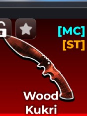 Wood Kukri