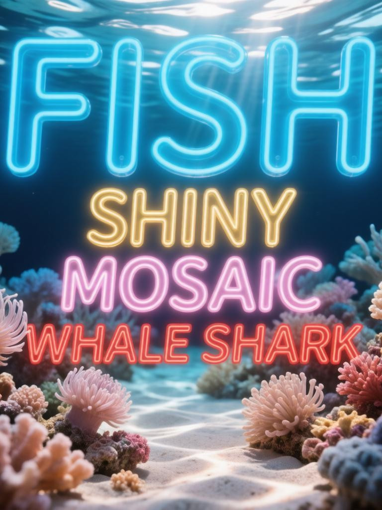 Shiny mosaic whale shark для Fabulous rod