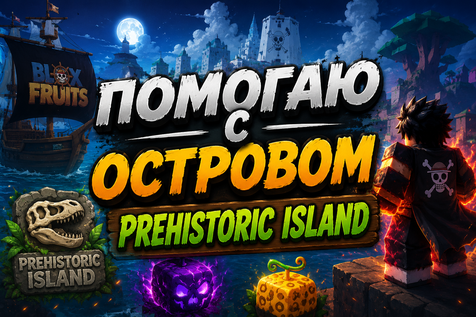 Помогаю с prehistoric island