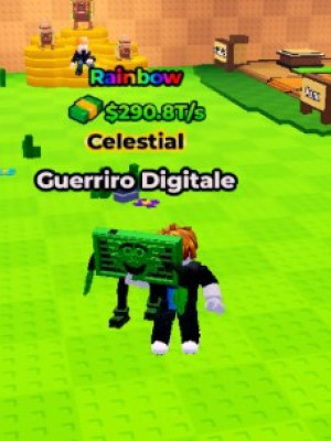 🏆RAINBOW RARE 🏆CELESTIAL 🏆GUERRIRO DIG. 🏆290.8 T/S MAX LVL🏆