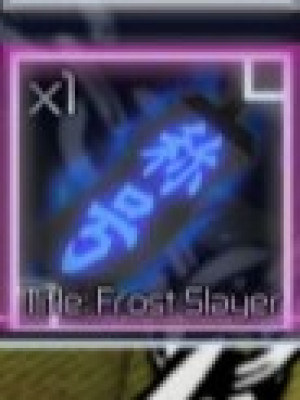 Title:frost slayer