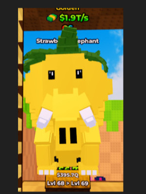 Strawberry Elephant | Gold | 1.9T/s | 68 LVL