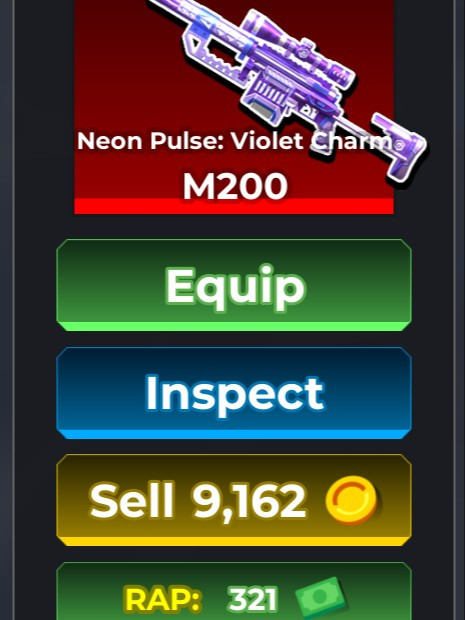 M200 Neon Pulse: Violet Charm
