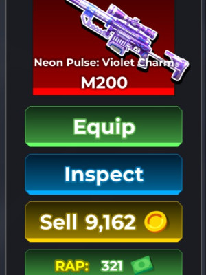 M200 Neon Pulse: Violet Charm