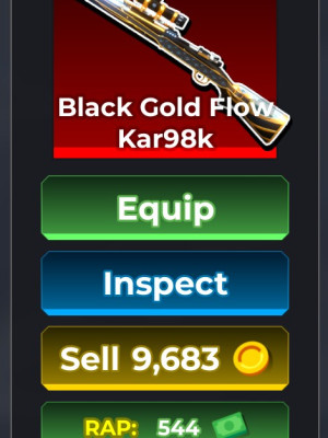 Kar98k Black Gold Flow