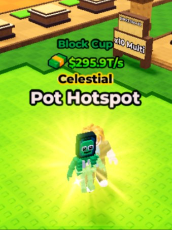 🏆BLOCK CUP🏆CELECTIAL🏆295.9 T/s MAX LVL🏆POT HOTSPOT 🏆