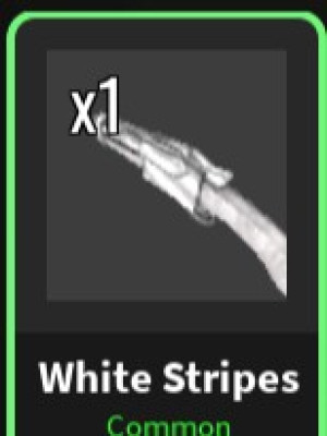 White Stripes (Double-Barrel SG)