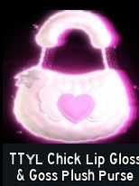 TTYL Chick Lip Gloss & Goss Plush Purse