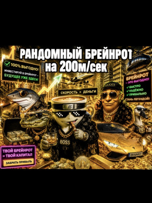 рандомный брейнрот на 200м/сек