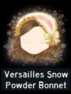 Versailles Snow Powder Bonnet