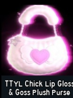 TTYL Chick Lip Gloss & Goss Plush Purse