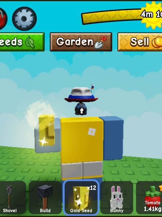 Золотые семена в игре Grow a garden 2