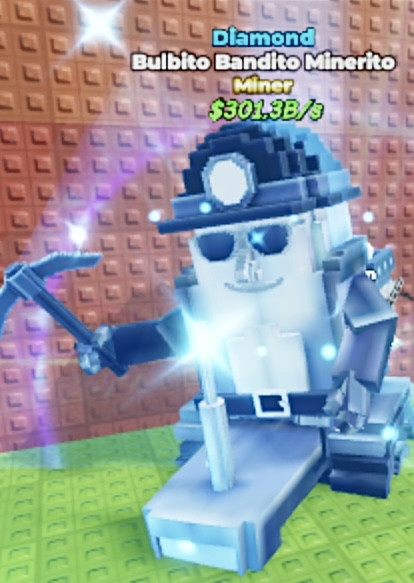 MINER Bulbito Bandito Minerito 💎Diamond💎 50 LVL