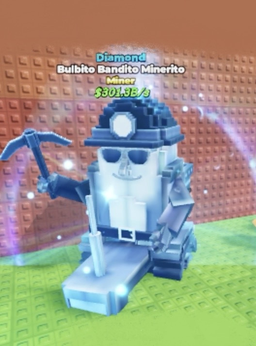MINER Bulbito Bandito Minerito 💎Diamond💎 50 LVL