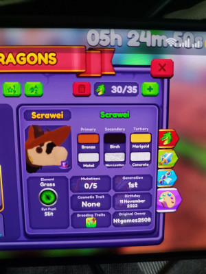Dragon adventure Scrawei 1st gen
