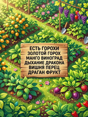 Дам красть мои фрукты в течении 1 ночи
