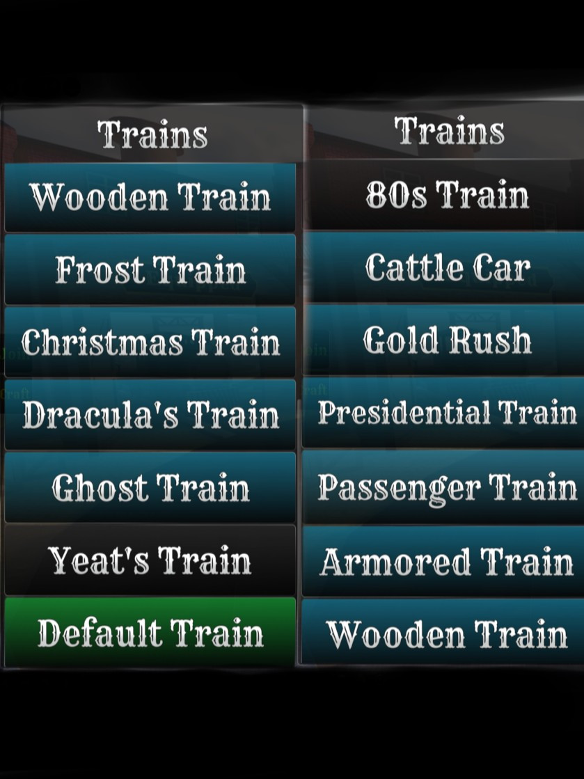 Аккаунт dead rails почти все классы и поезда