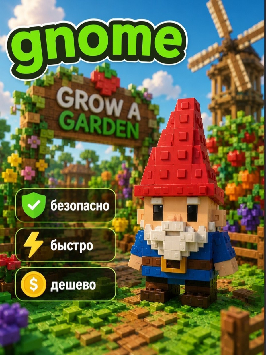 ⚡🪷gnome 10 руб очень выгодно 🪷⚡