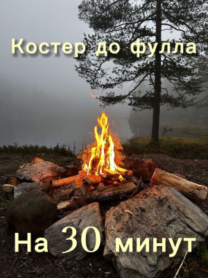 Заполню вам костер на 30 минут