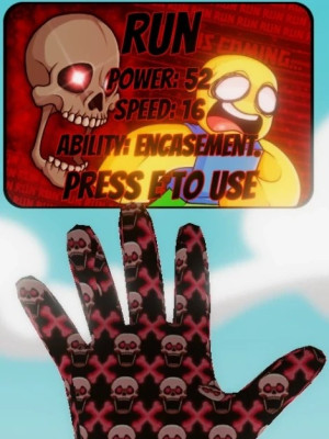 💀👺run gloves 👺💀