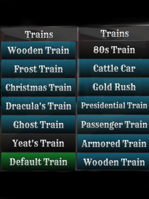Аккаунт dead rails почти все классы и поезда