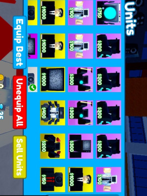 Продам весь инвентарь в Toilet tower defense!