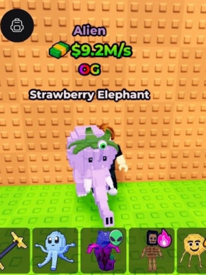 Strawberry | Alien | 9.2M/s | 1 LVL