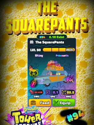 Shiny The SquarePants #94 по выгодной цене!✅