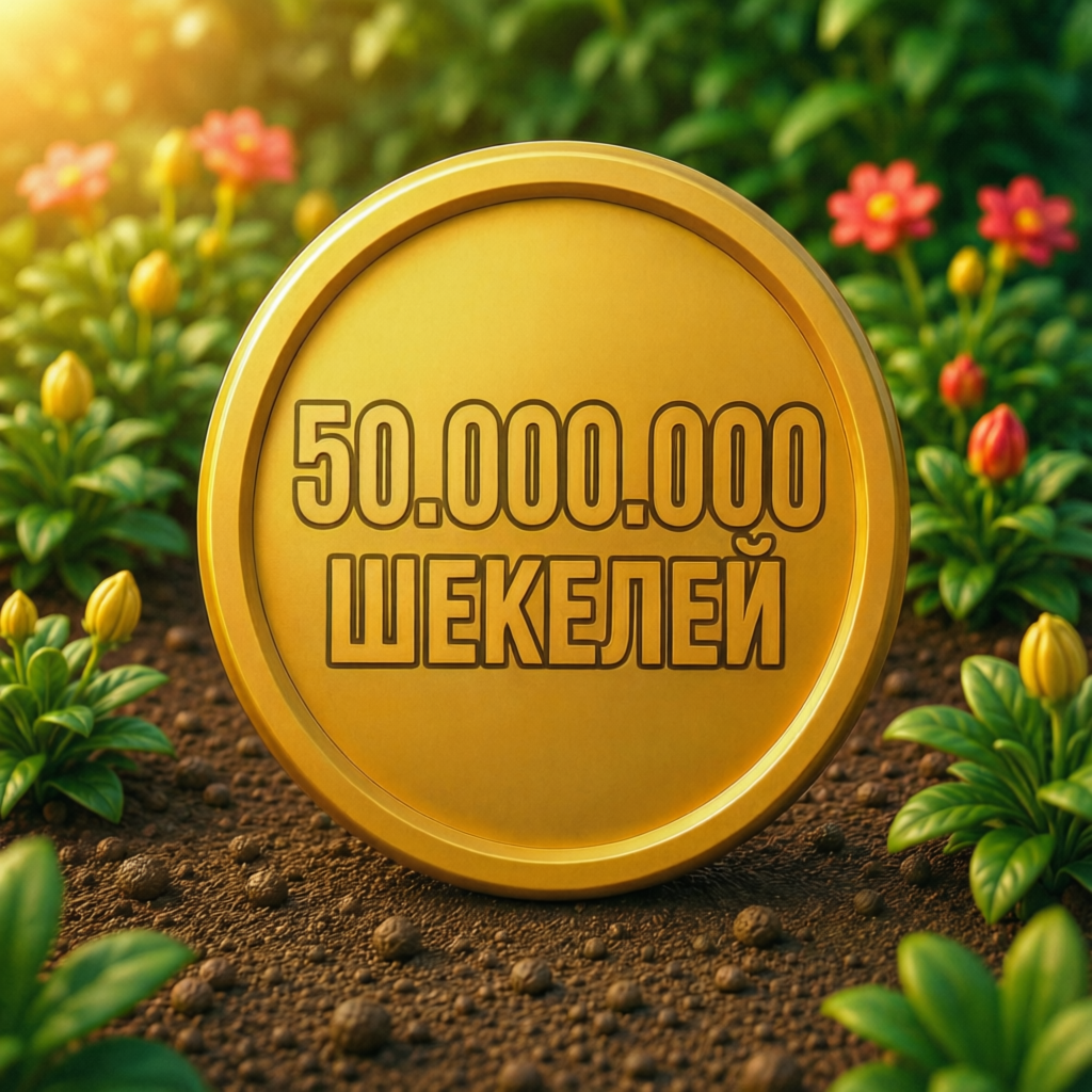 50 Миллионов 50 КК шекелей /// выгодная цена /// 😀