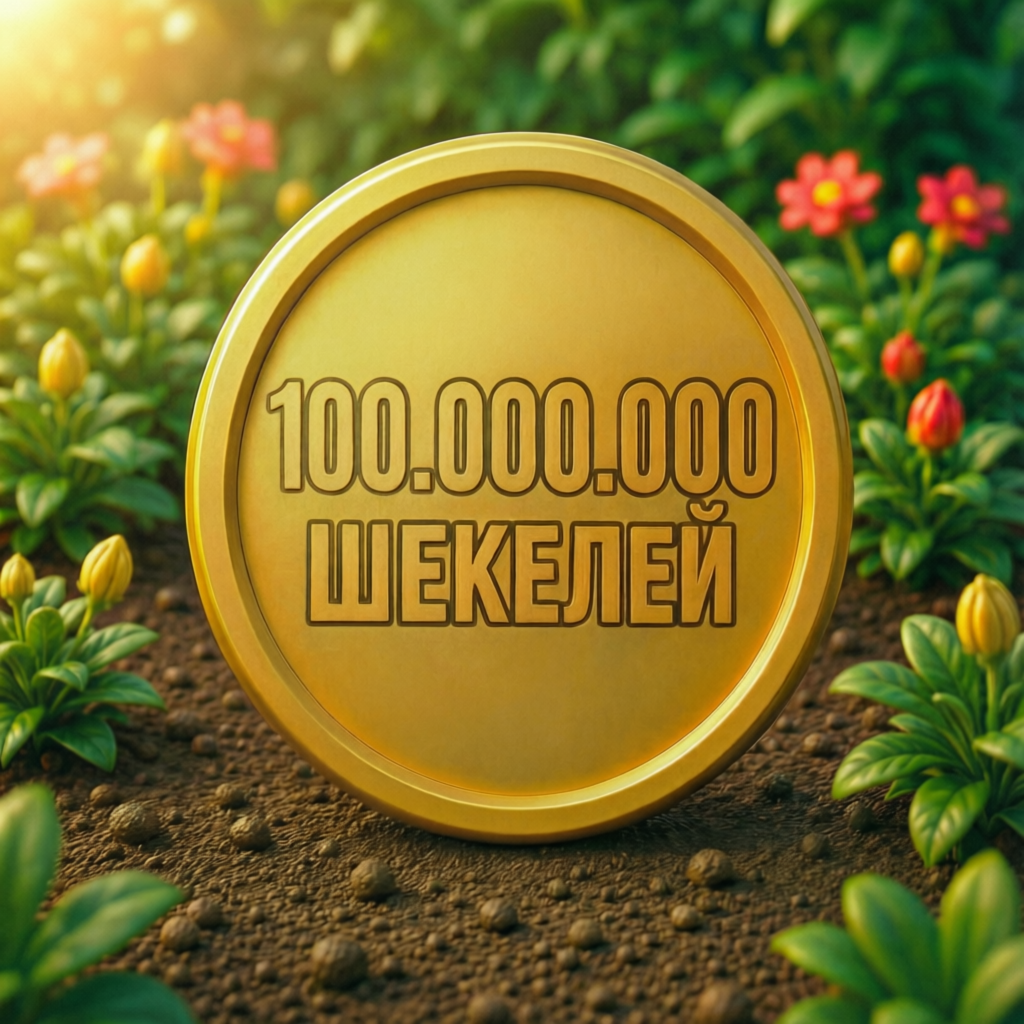 100 Миллионов 100 КК шекелей /// выгодная цена /// 😀