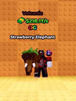 Strawberry Elephant | Volcanic | 218.1T/s | MAX LVL