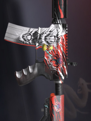 M4 samurai с четырьмя наклейками