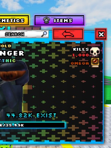 Gold omega stinger